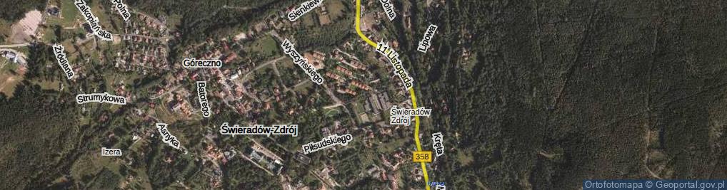 Zdjęcie satelitarne Skłodowskiej-Curie Marii ul.