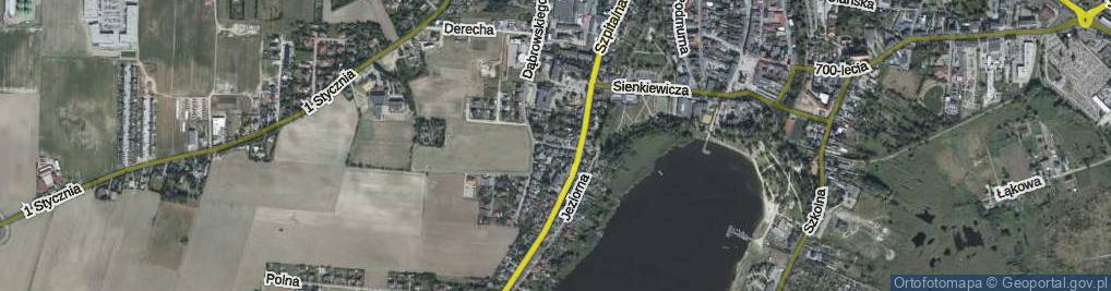 Zdjęcie satelitarne Skromna ul.