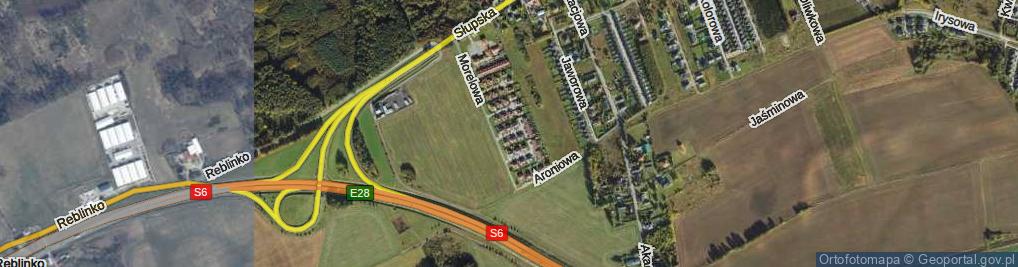 Zdjęcie satelitarne Śliwkowa ul.