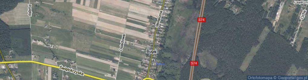 Zdjęcie satelitarne Słoneczna ul.