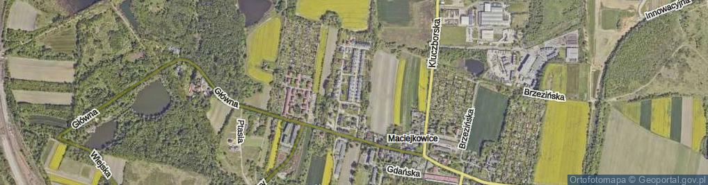 Zdjęcie satelitarne Słowików ul.