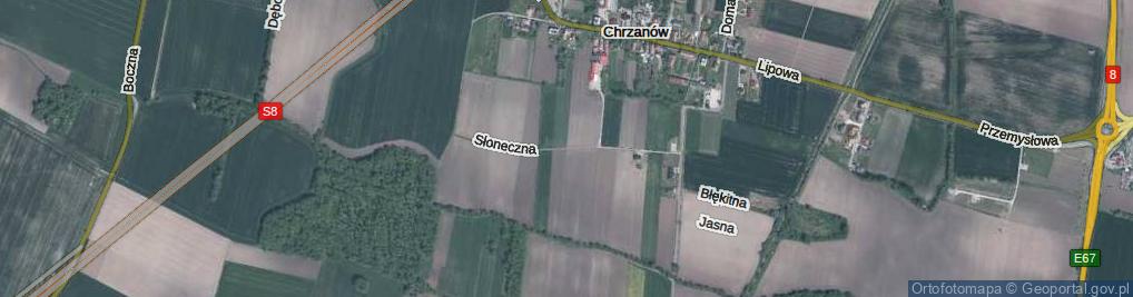 Zdjęcie satelitarne Słoneczna ul.