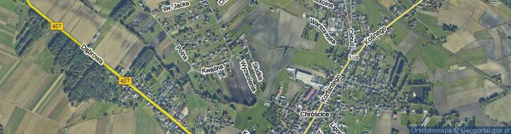 Zdjęcie satelitarne Słodka ul.