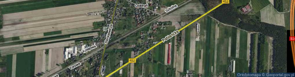 Zdjęcie satelitarne Słoneczna ul.