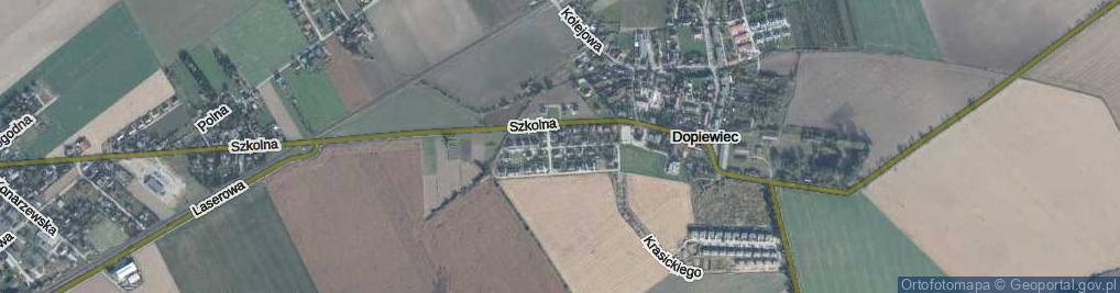 Zdjęcie satelitarne Słonecznikowa ul.