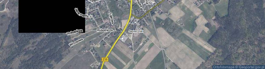 Zdjęcie satelitarne Słoneczna ul.