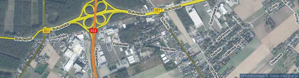 Zdjęcie satelitarne Słoneczna ul.