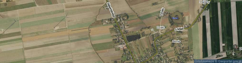 Zdjęcie satelitarne Sławińskiego ul.