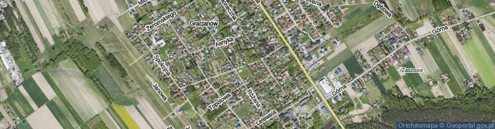 Zdjęcie satelitarne Słowackiego Juliusza ul.