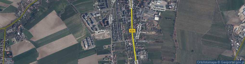 Zdjęcie satelitarne Śliwińskiego Bernarda ul.