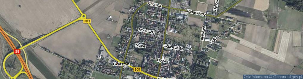 Zdjęcie satelitarne Słoneczna ul.