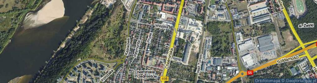 Zdjęcie satelitarne Słoneczna ul.