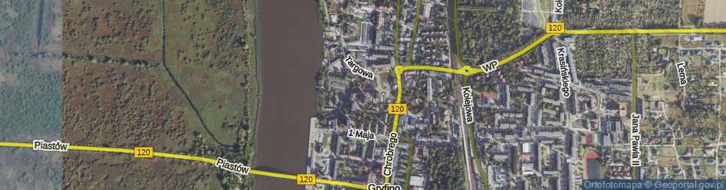 Zdjęcie satelitarne Słowiańska ul.