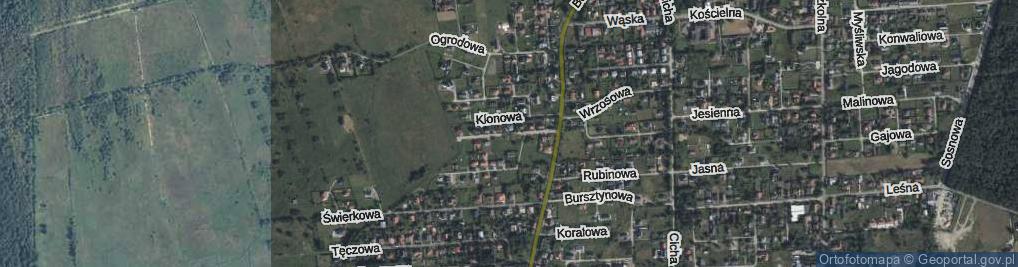 Zdjęcie satelitarne Słoneczna ul.