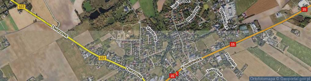 Zdjęcie satelitarne Słoneczna ul.