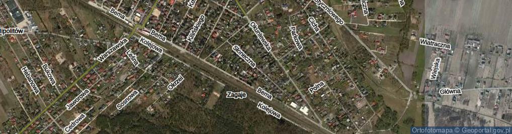 Zdjęcie satelitarne Słoneczna ul.