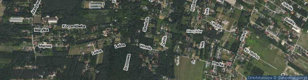 Zdjęcie satelitarne Słodka ul.