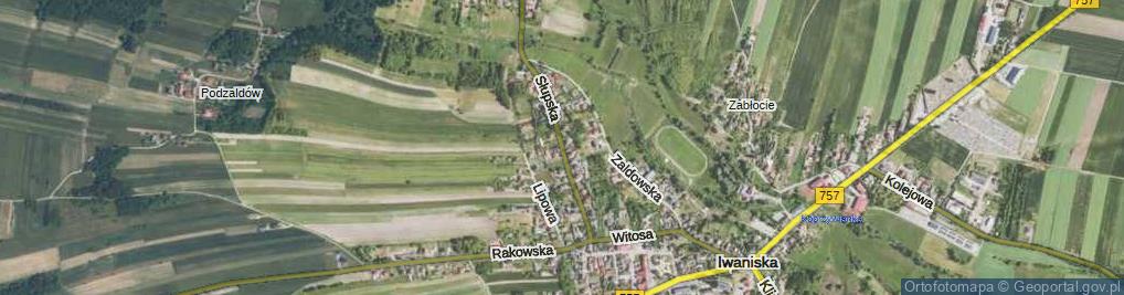 Zdjęcie satelitarne Słupska ul.