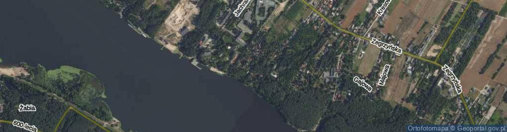 Zdjęcie satelitarne Słoneczny Zakątek ul.