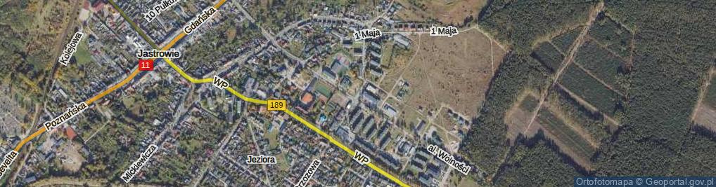 Zdjęcie satelitarne Słowackiego Juliusza ul.