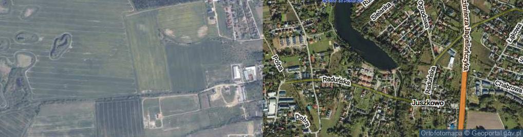 Zdjęcie satelitarne Słoneczna ul.