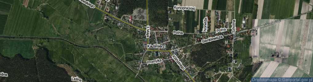 Zdjęcie satelitarne Słowackiego Juliusza ul.