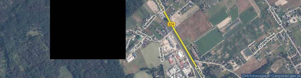 Zdjęcie satelitarne Słoneczna ul.