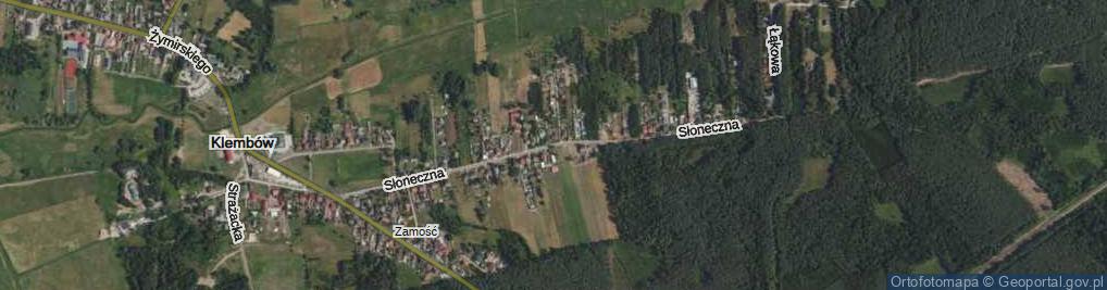 Zdjęcie satelitarne Słoneczna ul.