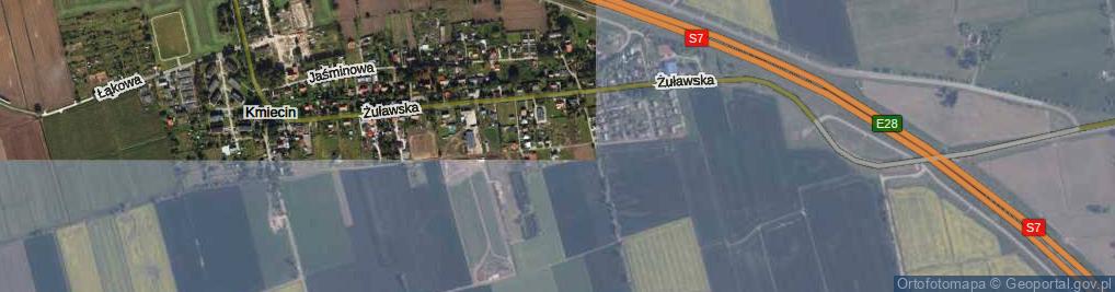 Zdjęcie satelitarne Słoneczna ul.