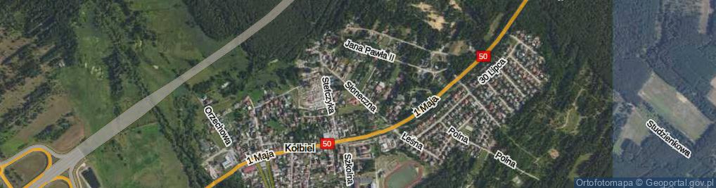 Zdjęcie satelitarne Słoneczna ul.