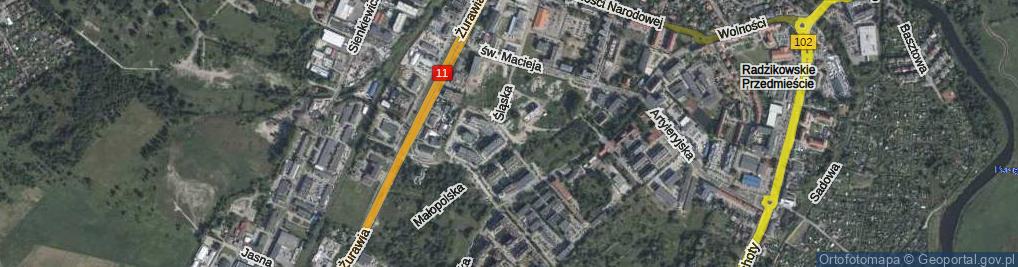 Zdjęcie satelitarne Śląska ul.