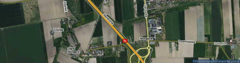 Zdjęcie satelitarne Słoneczna ul.