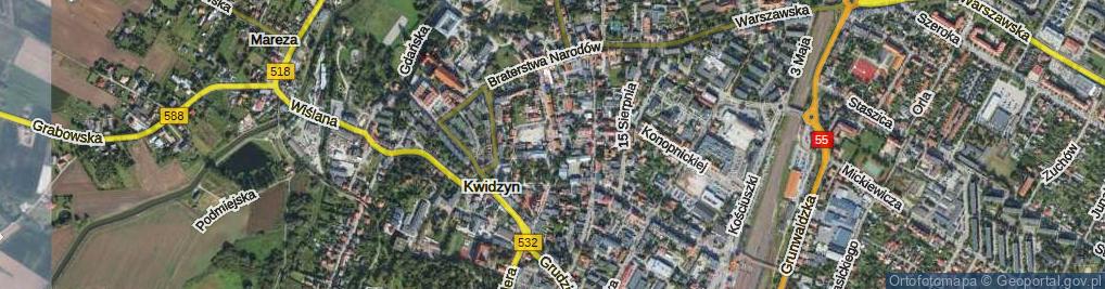 Zdjęcie satelitarne Słowiańska ul.