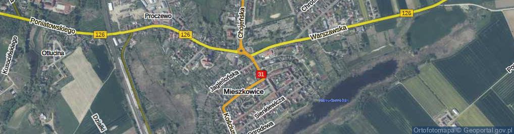 Zdjęcie satelitarne Słowackiego Juliusza ul.