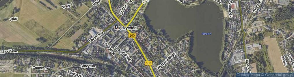 Zdjęcie satelitarne Słowackiego Juliusza ul.