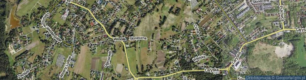 Zdjęcie satelitarne Słoneczna ul.