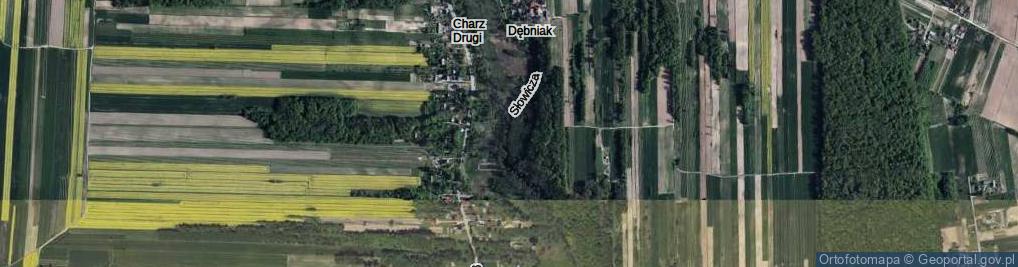 Zdjęcie satelitarne Słowicza ul.