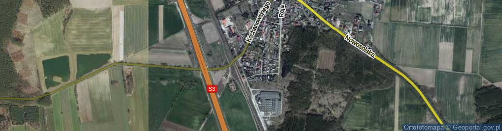 Zdjęcie satelitarne Słoneczna ul.