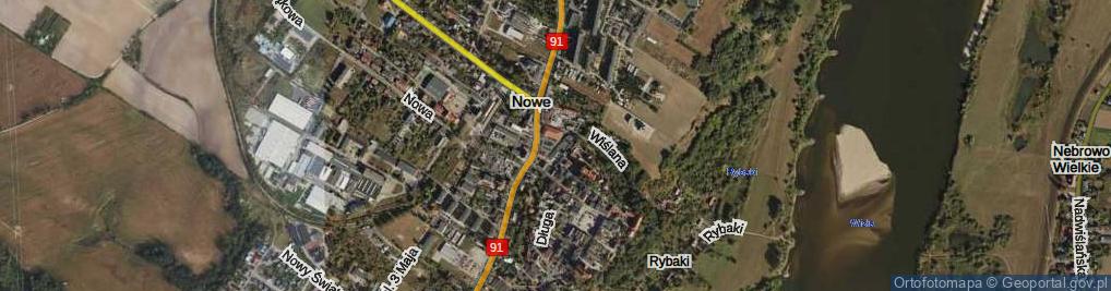 Zdjęcie satelitarne Ślusarska ul.