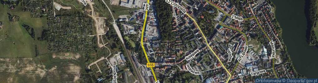 Zdjęcie satelitarne Słoneczna ul.