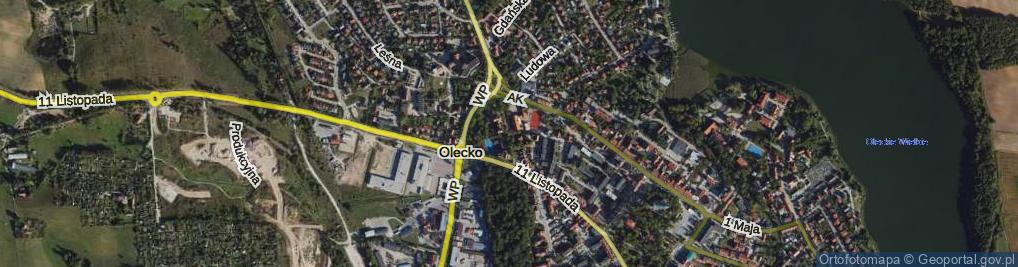 Zdjęcie satelitarne Słowiańska ul.