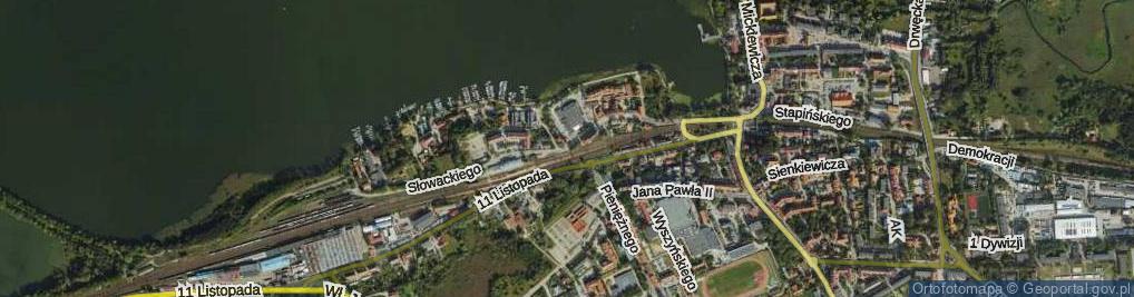 Zdjęcie satelitarne Słowackiego Juliusza ul.