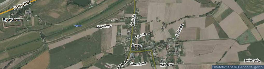 Zdjęcie satelitarne Śliwicka ul.