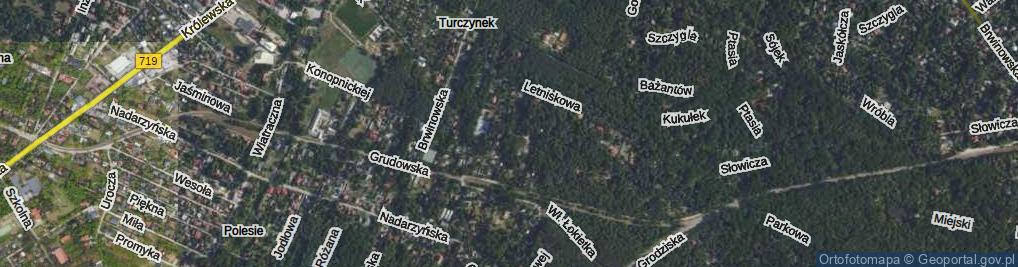 Zdjęcie satelitarne Słoneczna ul.