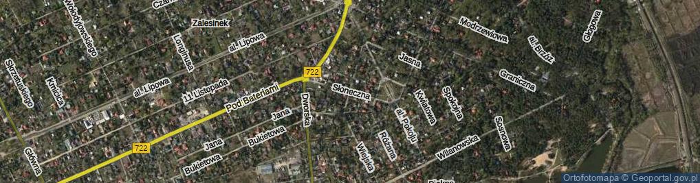 Zdjęcie satelitarne Słoneczna ul.