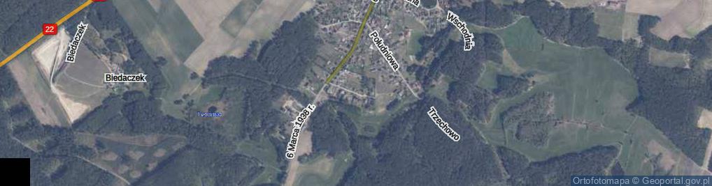 Zdjęcie satelitarne Słoneczna ul.