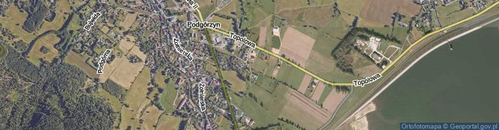 Zdjęcie satelitarne Słoneczna ul.