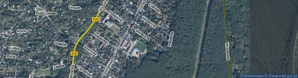 Zdjęcie satelitarne Słoneczna ul.