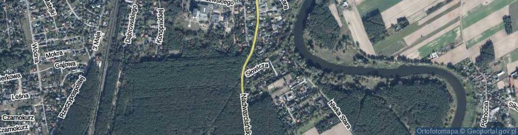 Zdjęcie satelitarne Słowicza ul.