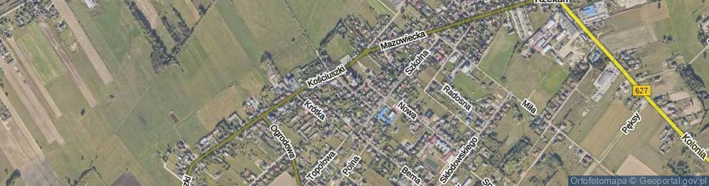 Zdjęcie satelitarne Słowackiego Juliusza ul.